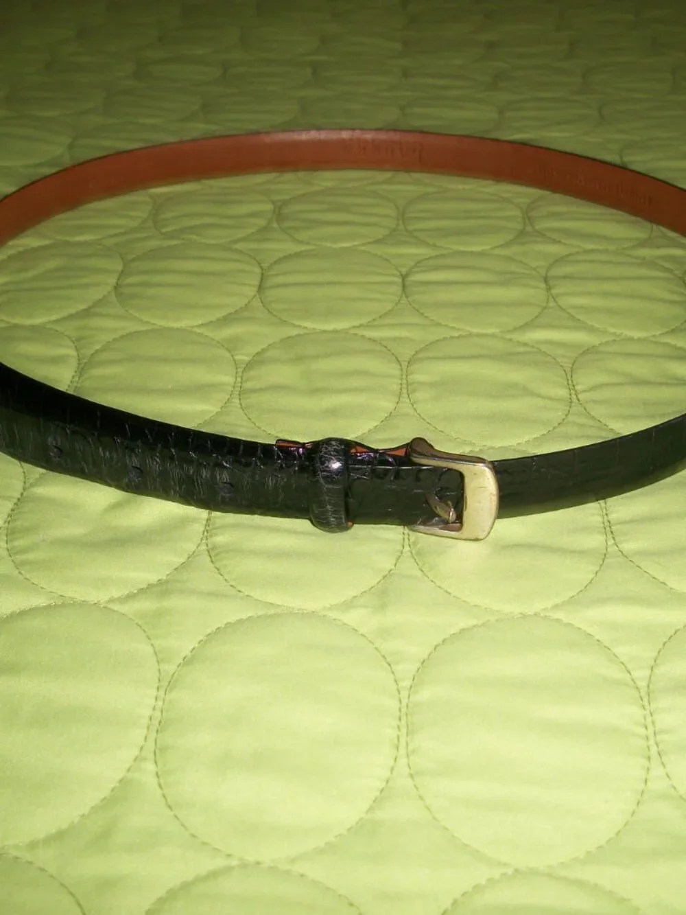 Ralph Lauren Black Leather Belt Size XL